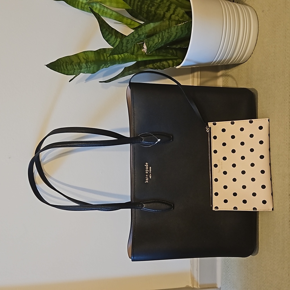 Kate spade handbag with mini bag